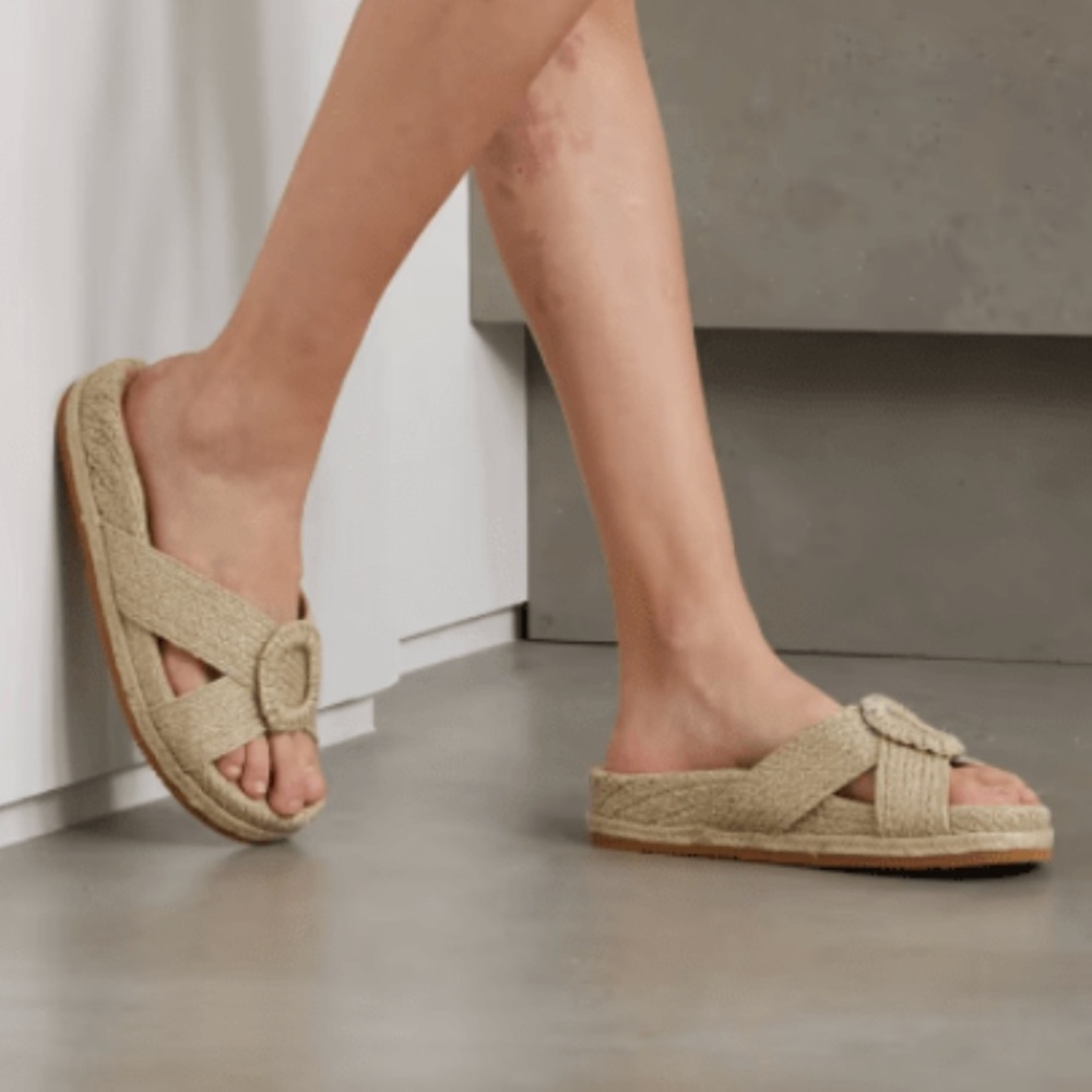 Castaner Zuchi Raffia Platform Espadrille Sandals
